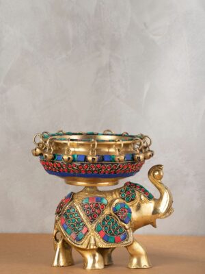 Elephant Urli Stone Finish