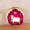Decorative Tray Cow Print (Purple)
