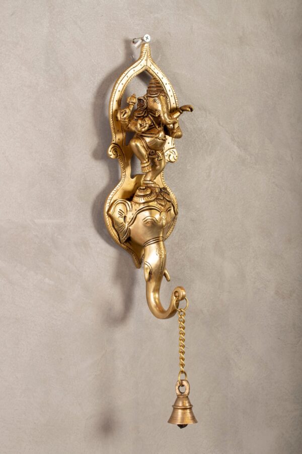 PR-BR-033A Ganesha Wall Hanging Bell