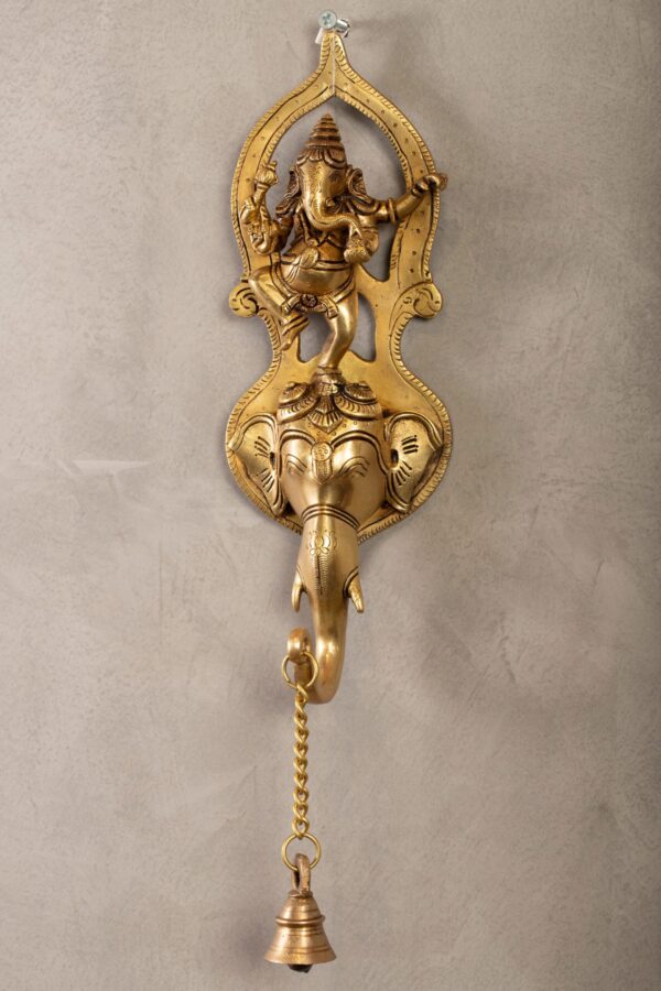 PR-BR-033C Ganesha Wall Hanging Bell