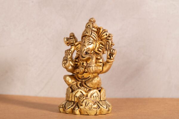 PR-BR-044D Lotus Base Ganesha