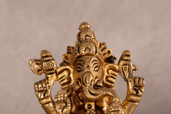 PR-BR-044H Lotus Base Ganesha