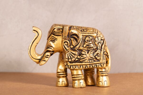 PR-BR-045A Elephant with Upraised Trunk