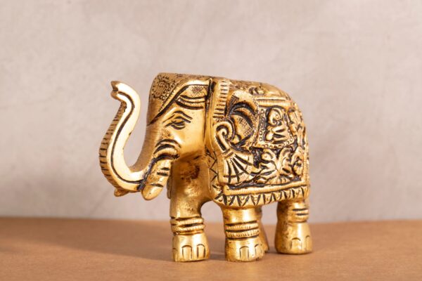 PR-BR-045B Elephant with Upraised Trunk