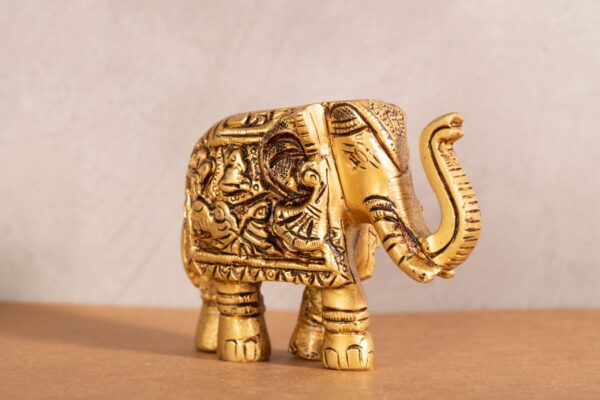 PR-BR-045C Elephant with Upraised Trunk
