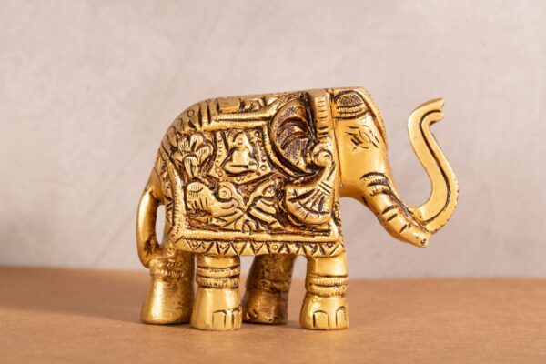 PR-BR-045D Elephant with Upraised Trunk