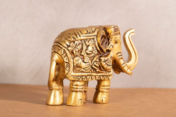 PR-BR-045E Elephant with Upraised Trunk