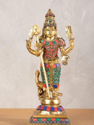 Murugan Brass with Stone