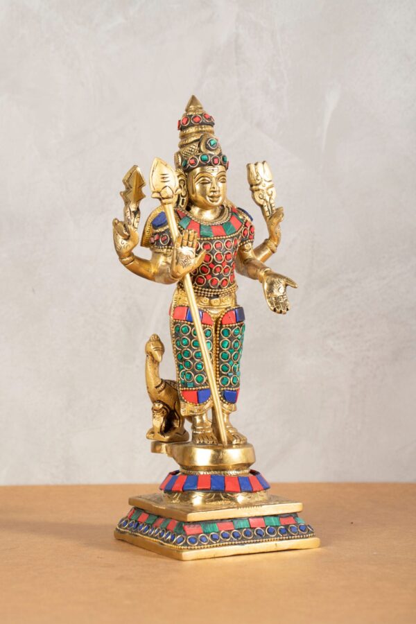 PR-BR-053B Murugan Brass with Stone