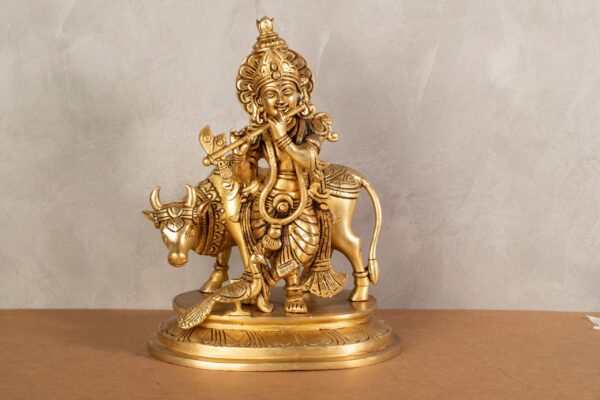PR-BR-054A Krishna with Cow