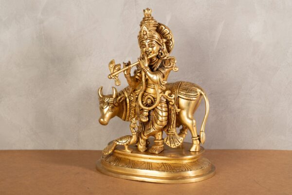 PR-BR-054C Krishna with Cow