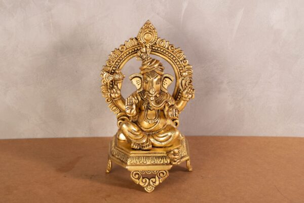 PR-BR-058A Turbaned Ganesh