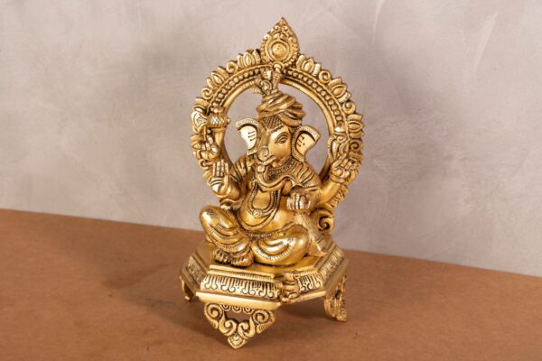 PR-BR-058B Turbaned Ganesh