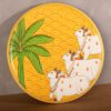 Wooden Pichwai Hand Painted Plates
