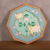 Wooden Pichwai Hand Painted Wall Hanger