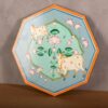 Wooden Pichwai Hand Painted Wall Hanger